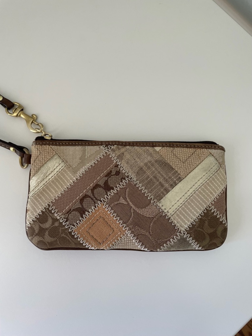 Coach Y2K Patchwork Wristlet - Picture 3 of 11